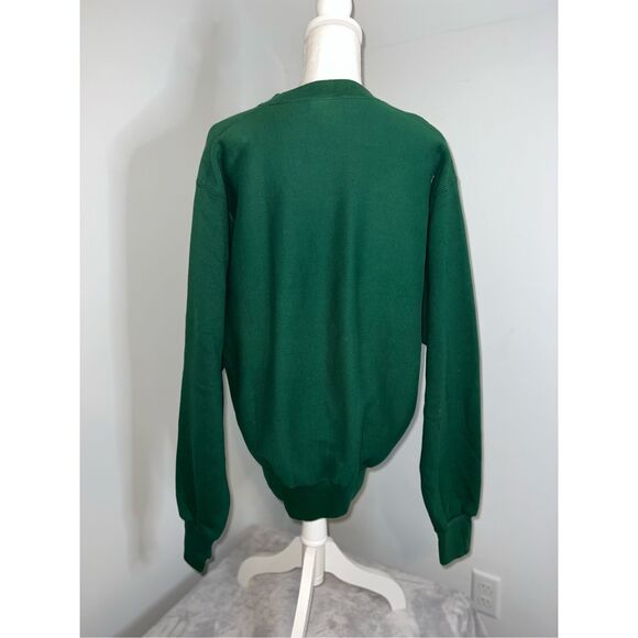 Women’s Crewneck “Boston” Pullover Sweatershirt Green XL - Picture 5 of 9